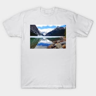 Lake Louise Victoria Glacier Alberta Canadian Rockies Canada T-Shirt